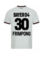 Bayer Leverkusen Jeremie Frimpong #30 Venkovní Dres 2023-24 Krátký Rukáv